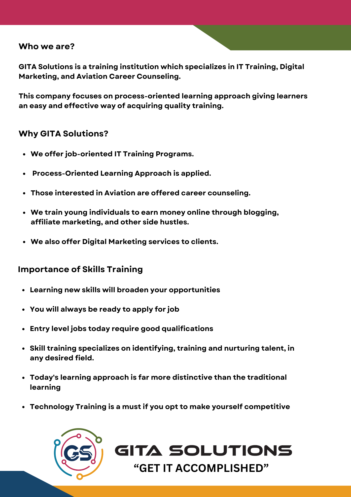 why-gita-solutions